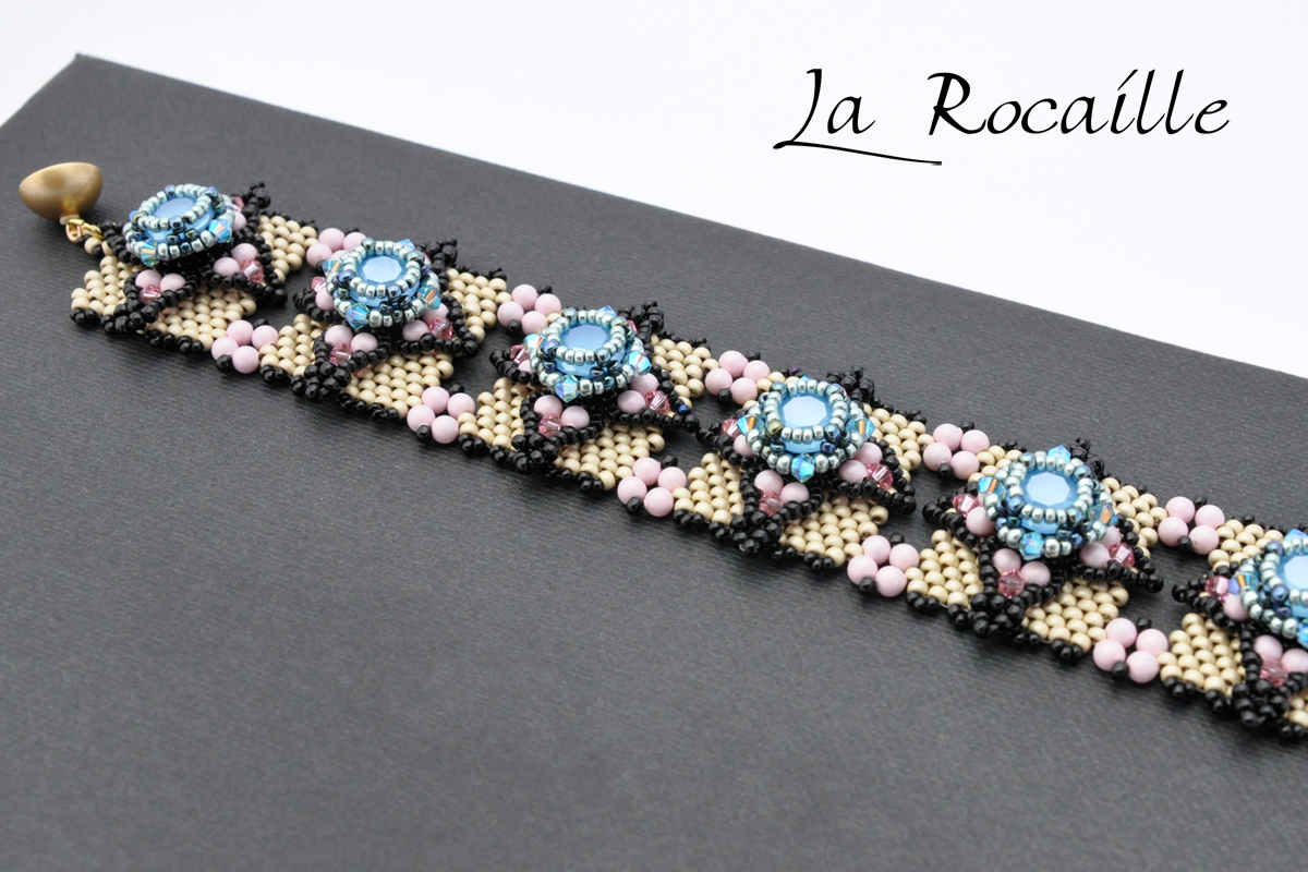 Bracelet Mantua - blue pink version